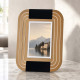 Portafoto da tavolo con cornice in metallo dal design moderno