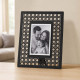 Portafoto da tavolo con cornice in metallo dal design moderno