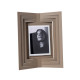Portafoto da tavolo con cornice in metallo moderna