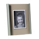 Portafoto da tavolo dal design moderno con cornice in metallo
