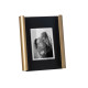 Portafoto da tavolo dal design moderno con cornice in metallo
