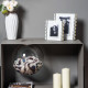 Portafoto da tavolo dal design moderno con cornice in metallo