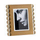 Portafoto da tavolo dal design moderno con cornice in metallo