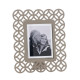 Portafoto da tavolo dal design moderno con cornice in metallo