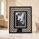 Portafoto grande da tavolo con cornice in metallo dal design moderno