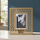 Portafoto grande da tavolo con cornice in metallo dal design moderno