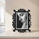Portafoto grande in metallo di design