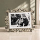 Portafoto grande orizzontale in metallo di design