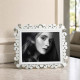 Portafoto maxi orizzontale in metallo di design