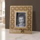 Portafoto moderno da tavolo con cornice in metallo