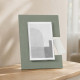 Portafoto piccolo da tavolo di design con struttura in metallo