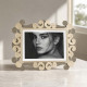 Portafoto piccolo orizzontale in metallo di design