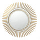 Specchio da parete con cornice in metallo dal design moderno ed elegante