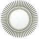 Specchio da parete con cornice in metallo dal design moderno ed elegante