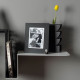 Vaso portafiore decorativo in metallo dal design particolare