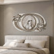 Capezzale con maternità quadro per camera da letto linee moderne 120x60