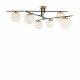 Lampada da soffitto con diffusori a boccia dal design moderno