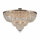 Lampadario in stile classico con pendenti in cristallo