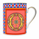 Mug in porcellana dal design classico "lettera O"