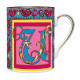 Mug in porcellana dal design classico "lettera U"
