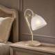Abat-jour di design classico in metallo laccato con diffusore in vetro
