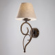 Applique lampada da parete dalle linee classiche con paralumi in tessuto