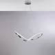 Lampada a sospensione a LED con struttura in alluminio dalle linee moderne