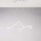 Lampada a sospensione a LED con struttura in alluminio e diffusore in acrilico