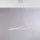 Lampada a sospensione a LED con struttura in alluminio e diffusor in acrilico