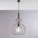 Lampada a sospensione con struttura in metallo dalle linee moderne