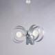 Lampada a sospensione con struttura moderna in metallo