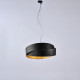 Lampada a sospensione singola dalle linee moderne con struttura in metallo
