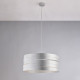 Lampada a sospensione singola dalle linee moderne con struttura in metallo