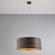 Lampada a sospensione singola dalle linee moderne con struttura in metallo