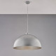 Lampada a sospensione struttura e paralume grande in metallo dal design moderno
