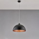 Lampada a sospensione struttura e paralume medio in metallo dal design moderno