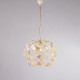 Lampadario grande con struttura in metallo dalle linee classiche