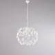 Lampadario grande con struttura in metallo dalle linee classiche