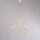 Lampadario medio dalle linee classiche con struttura in metallo