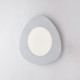 Plafoniera a LED con struttura in metallo laccato e diffusore in acrilico