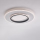 Plafoniera a LED moderna struttura rotonda in alluminio e diffusore in acrilico