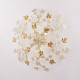 Plafoniera da soffitto grande con struttura in metallo dalle linee classiche