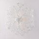Plafoniera da soffitto grande con struttura in metallo dalle linee classiche