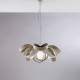 Sospensione con struttura in metallo dal design moderno regolabile in altezza