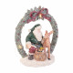 Babbo natale con led