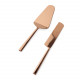 Set 2 pezzi paletta e coltello per torta