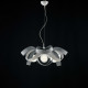 Sospensione con struttura in metallo dal design moderno regolabile in altezza