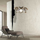 Sospensione con struttura in metallo dal design moderno regolabile in altezza