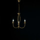 Lampadario piccolo dalle linee classiche con struttura in metallo