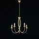 Lampadario medio dalle linee classiche con struttura in metallo